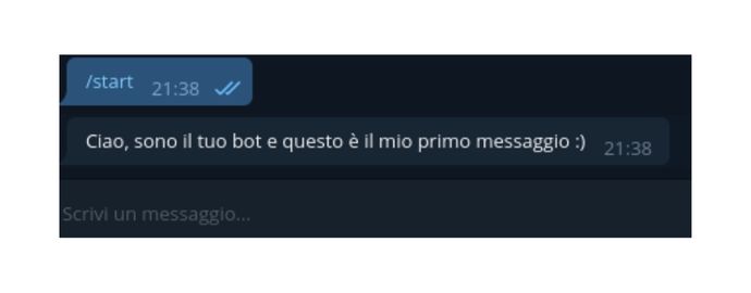 Messaggio bot