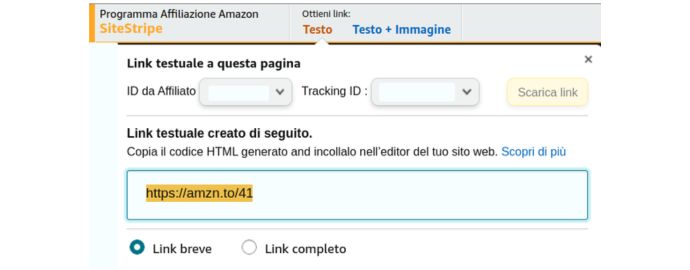 SiteStripe Amazon