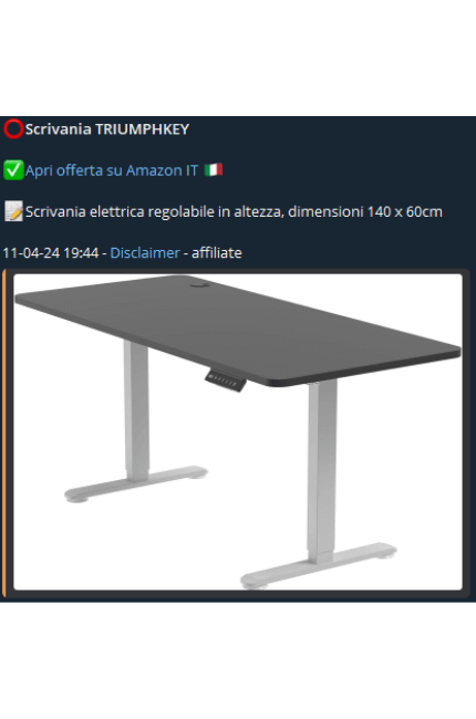 Esempio Post Senza Prezzo